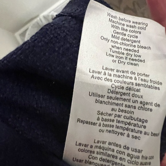 A Pea in the Pod Maternity dress size small in navy blue color. - Picture 16 of 16